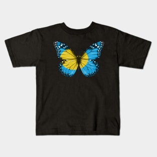 Palauan Flag  Butterfly - Gift for Palauan From Palau Kids T-Shirt